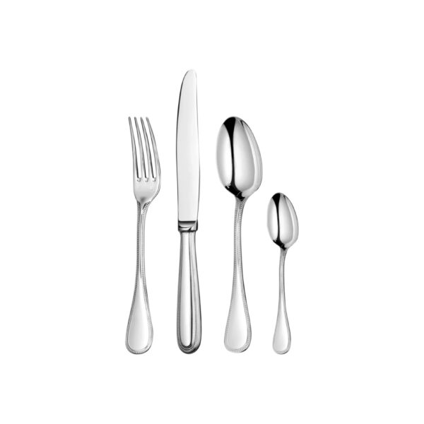 Dinner knife Perles sterling silver Christofle - Image 2