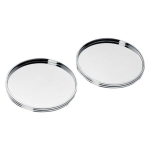 Glass coasters set 2 pcs. K+T Christofle