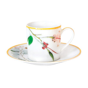 Jardin Indien espresso cup and saucer Bernardaud