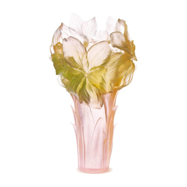 Amaryllis Pink Vase Daum