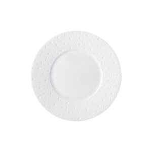Écume White plate 21cm Bernardaud