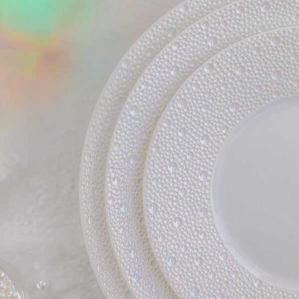 Écume Perle tea cup and saucer set of 2 Bernardaud - Image 3