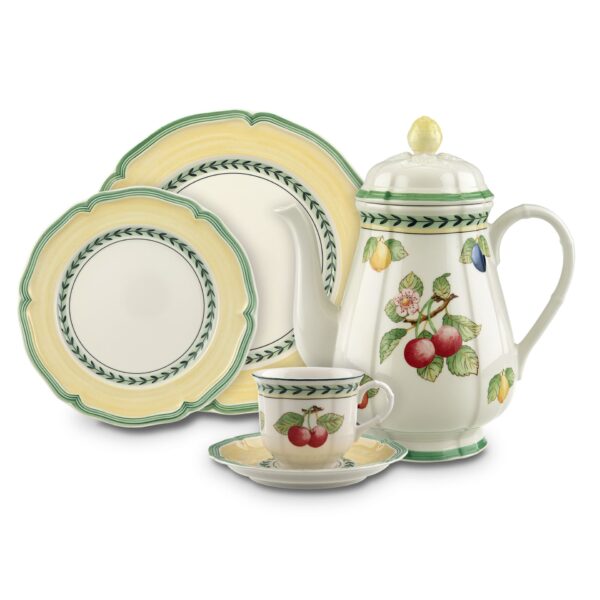French Garden Fleurence breakfast cup saucer VilleroyBoch - Image 2