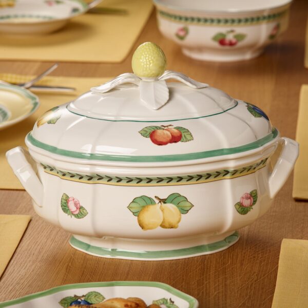 French Garden Fleurence oval soup tureen VilleroyBoch - Image 3