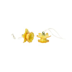 Mini Flower Bells porcelain pendant Daffodil set 2 pcs. VilleroyBoch