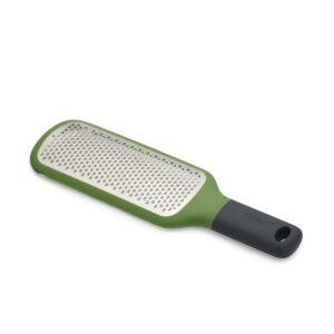GripGrater Paddle Grater with BowlGrip Fine Green Joseph Joseph