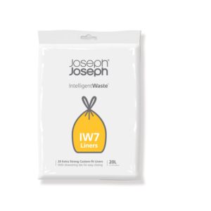 Custom-fit Bin liners 20 L 20 pcs. Grey Joseph Joseph