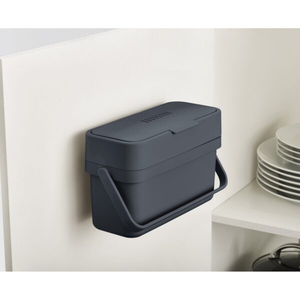 4L Food Waste Caddy Graphite Compo Joseph Joseph - Image 2