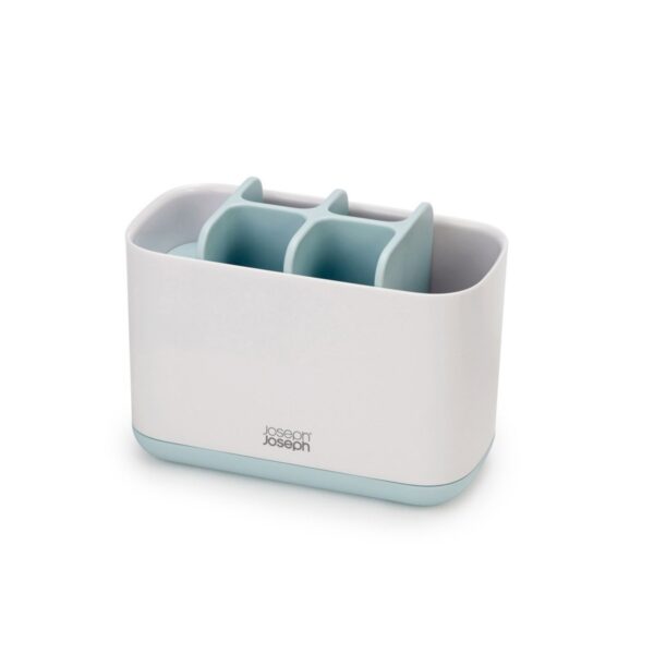 Large Toothbrush Caddy Blue EasyStore Joseph Joseph
