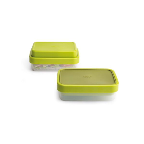 Compact 2-in-1 lunch box green GoEat Joseph Joseph