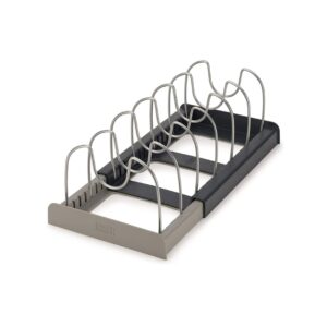 Expanding Cookware Organiser Grey DrawerStore Joseph Joseph