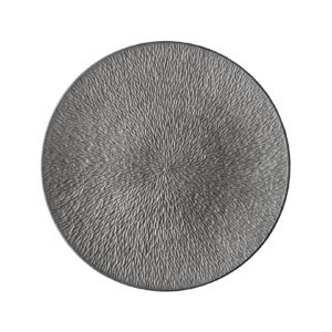 Étain Coupe plate flat full engraved Minéral Irisé Raynaud