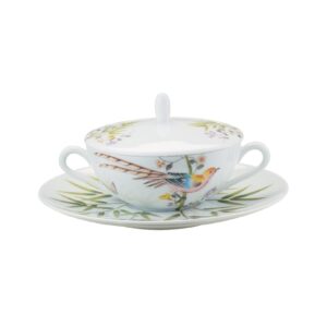 White saucer cream soup 19 cm Paradis Raynaud