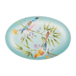 Pickle dish 23.5x15.7 cm turquoise Paradis Raynaud