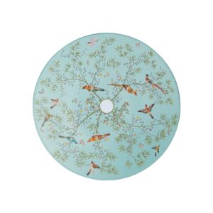 Dessert plate №1 22 cm turquoise Paradis Raynaud