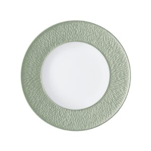 Céladon Flat plate with engraved rim Minéral Irisé Raynaud
