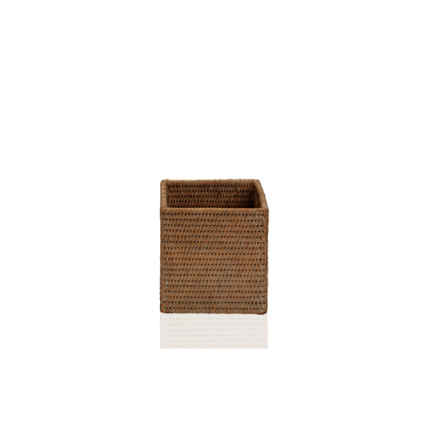 Box without lid square Rattan dark Decor Walther