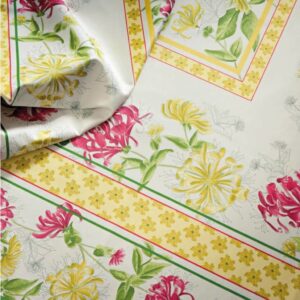 Tablecloth Jardins Yellow Green 170x170 cm Beauville