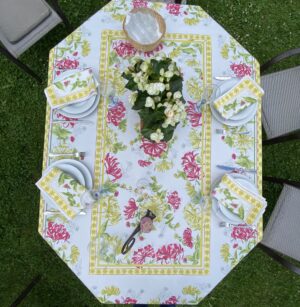 Tablecloth Jardins Yellow Green 170x240 cm Beauville