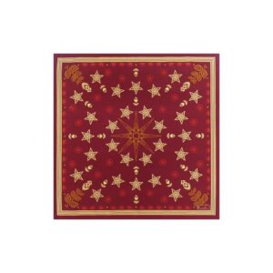 Serving Napkin Red 52x52 cm Beauville Feerie