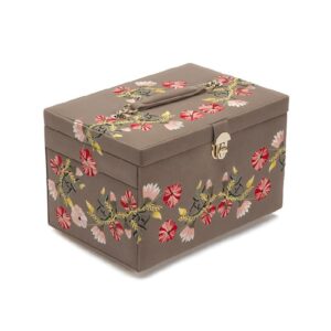 Zoe large jewelry box mink Wolf 1834