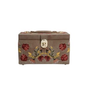 Zoe medium jewelry box mink Wolf 1834