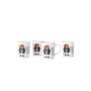 Haven Navy Bear Mug set 4 pcs. Ralph Lauren