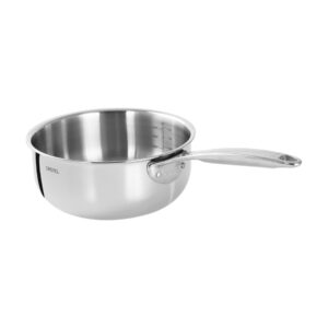 Castel Pro sauté pan with fixed handle 16 cm stainless steel Cristel