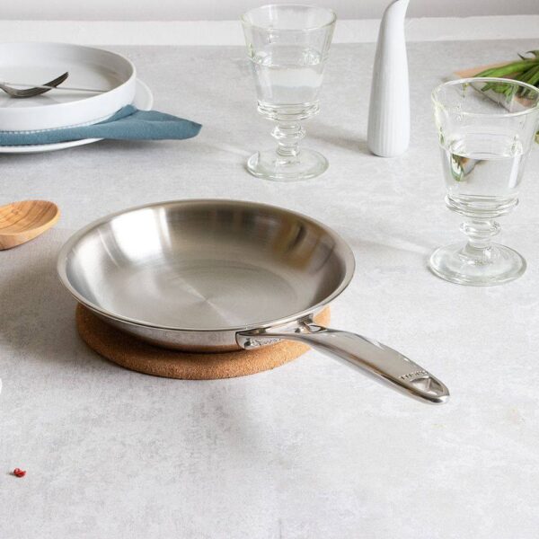 Castel Pro frying pan 20 cm stainless steel Cristel - Image 2