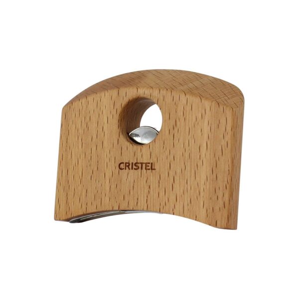 Removable side handle in Casteline beech 
 Cristel