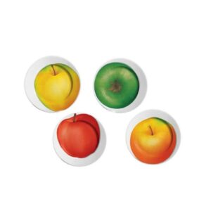 Set of 4 assorted salad plates Freedom Taitù