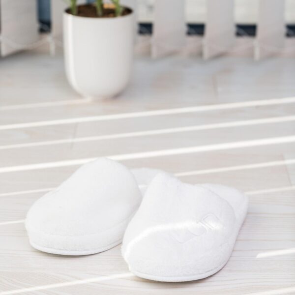 Cosy bath slippers S/M 37-40 snow Luin Living Your Home Your Spa - Image 2