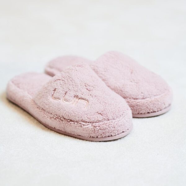Cosy bath slippers S/M 37-40 dusty rose Luin Living Your Home Your Spa - Image 2