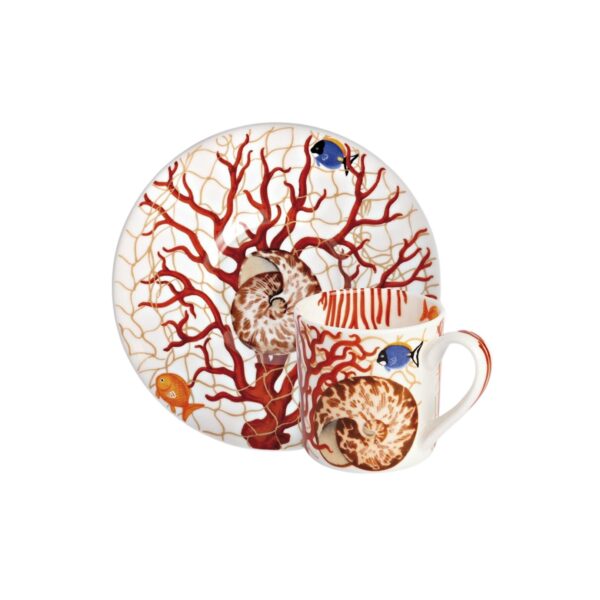 Espresso cup and saucer Mare Taitù
