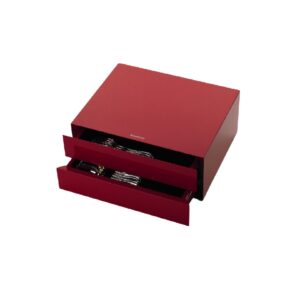 Canteen red lacquer 133 pieces Kassetten Robbe  Berking
