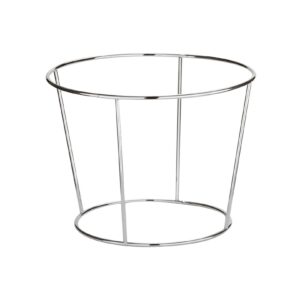 Oyster plate wire holder chrome plated Paderno Sambonet