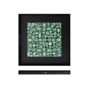 Emeralds square tray 45 х 45 cm Forever Taitù