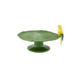 Amazónia Cake Stand with foot Macaw Bordallo Pinheiro