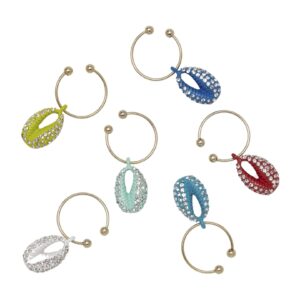 Puka shell wine charms Joanna Buchanan