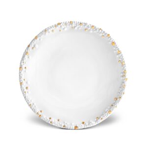 Dinner plate gold Haas LObjet
