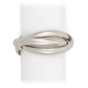 Napkin jewels set of 4 Three Rings LObjet