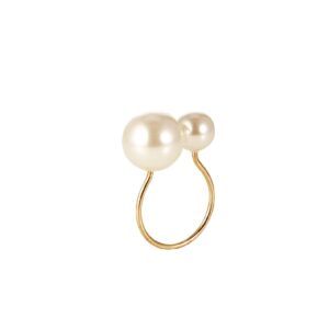 Napkin ring Pearl Ivory/gold Kim Seybert