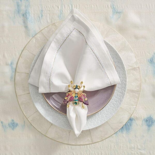Napkin ring Glam Fly S4 multi Kim Seybert - Image 2