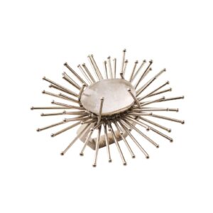 Napkin ring 10 x 10x6 cm silver/crystal Kim Seybert