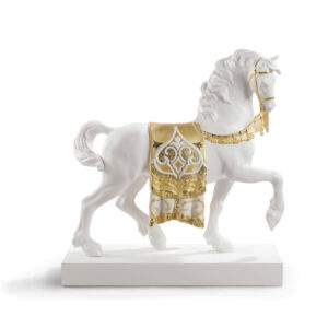 A Regal Steed Golden Lladró