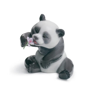 A Cheerful Panda Lladró