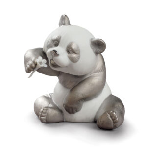 A Cheerful Panda Re Deco Lladró