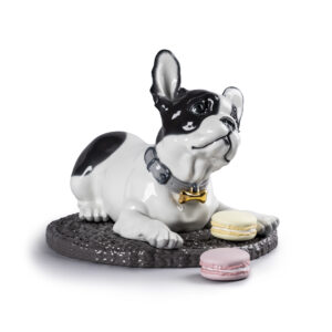 French Bulldog With Macarons Lladró