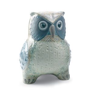 Large Owl Grey Lladró