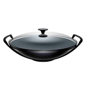 Wok with glass lid Le Creuset